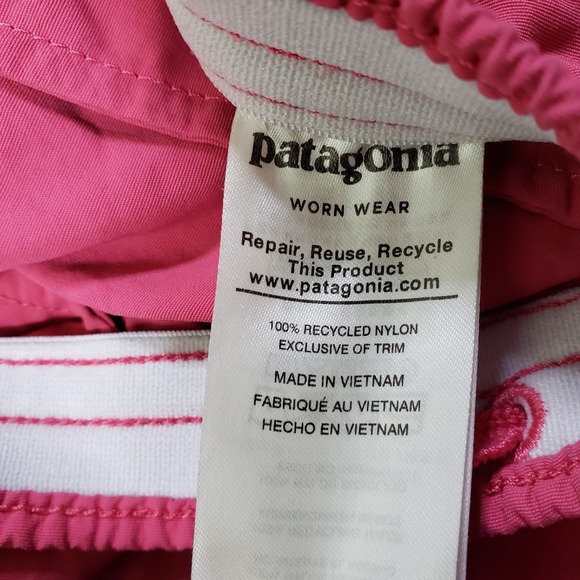 Patagonia Womens Baggie Shorts Size M Pink Outdoors Hiking Backpacking Camping - Picture 7 of 12